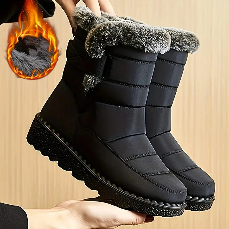 Winter Boots for Women New Long Plush Snow Boots Woman Platform Ankle Boots Warm Shoes Lady T Fashions