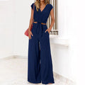 High Waist Slim-fit Wide-legged Pants Suit Lady T Fashions