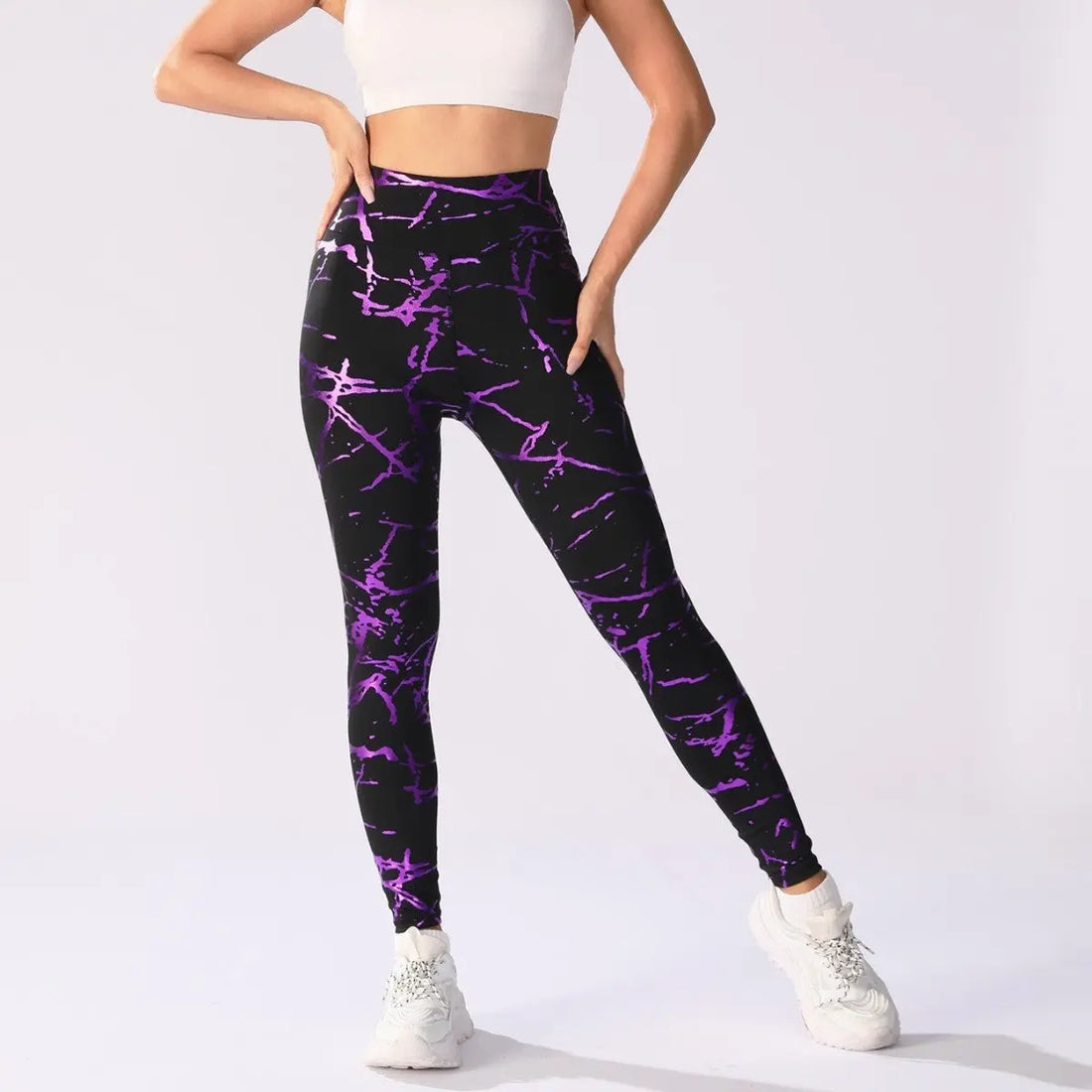 Bronzing Yoga Pants Women's High Waist Hip Lift Sun Protection Lady T Fashions
