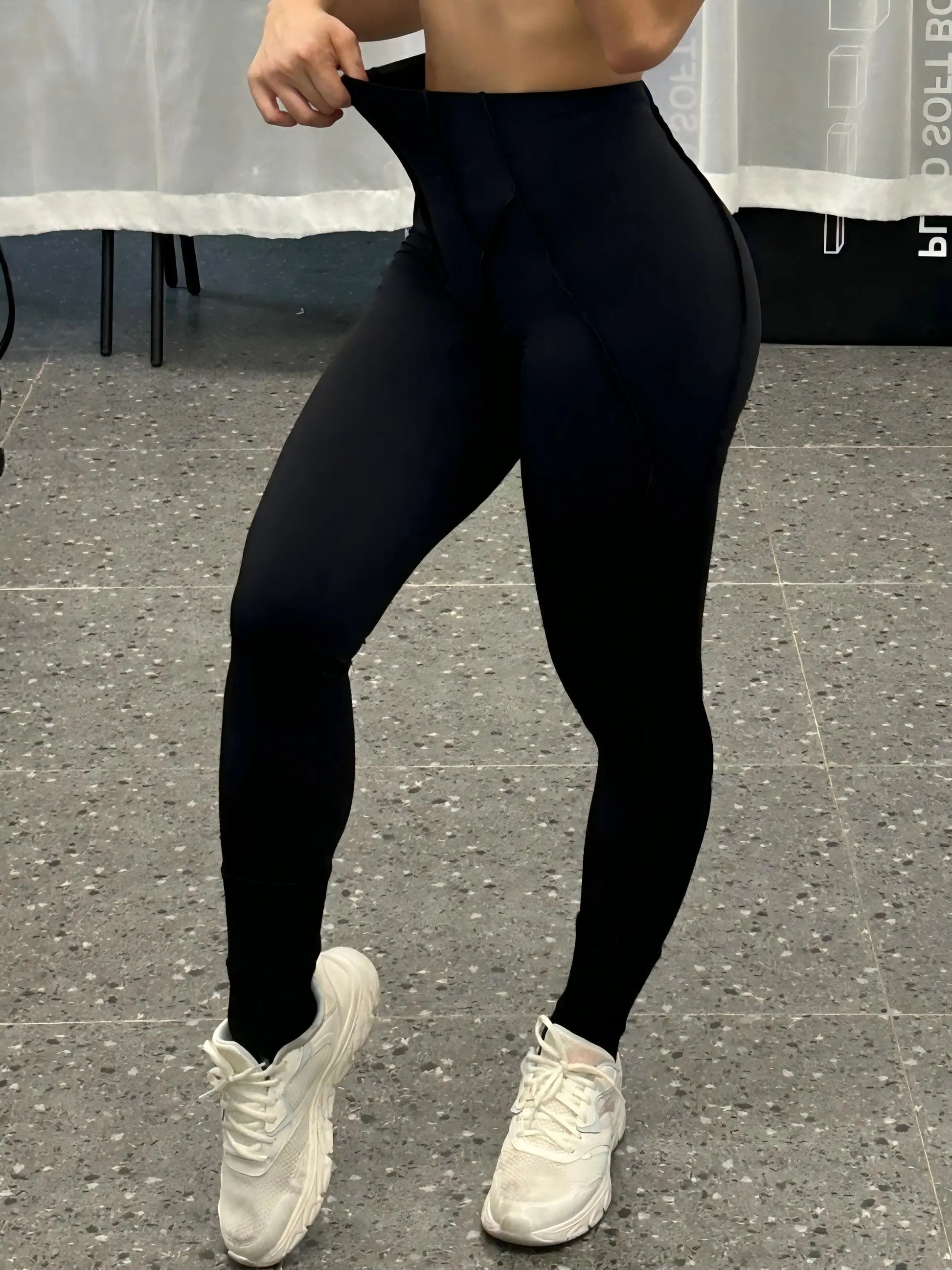 3 Pack Women's Quick Dry High Waist Tummy Control Yoga Pants Workout Leggings With Side Pockets Lady T Fashions