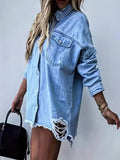 A Multifunctional Denim Jacket For Women's Denim Clothing Lady T Fashions