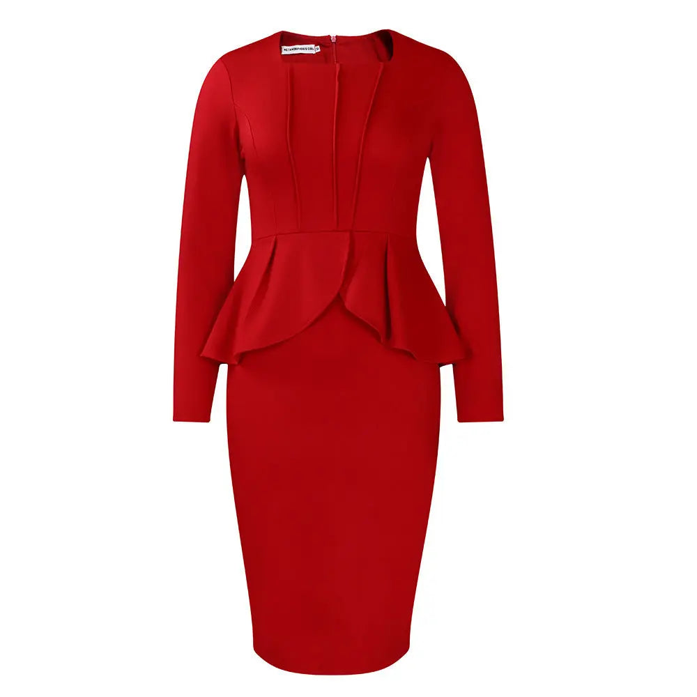 Elegant Flounced African Dress Women Lady T Fashions